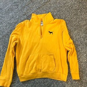 Victoria's Secret Pink Yellow Pullover